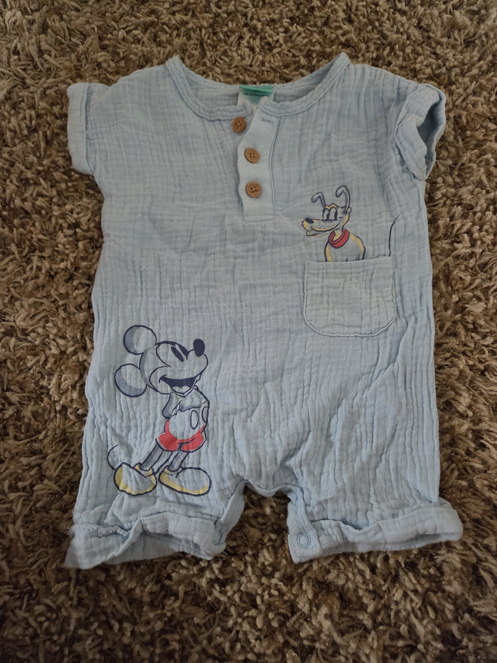 Mickey And Pluto Romper